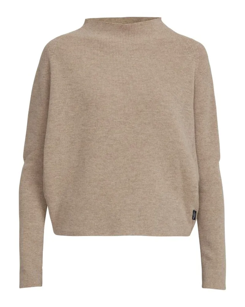 Holebrook Womens Tyra Raglan Knitted Sweater Khaki